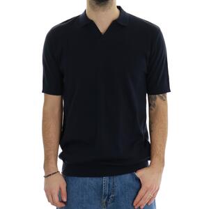 POLO IN MAGLIA BLU